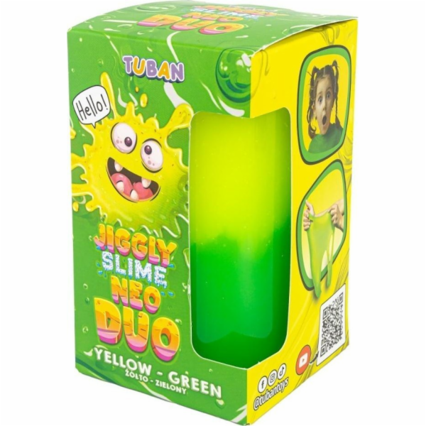 TUBAN Sliz Jiggly Neo Duo žlutozelený 430g