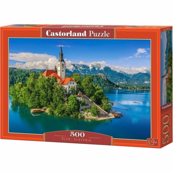 Castor 500dílné puzzle Bledské jezero Slovinsko