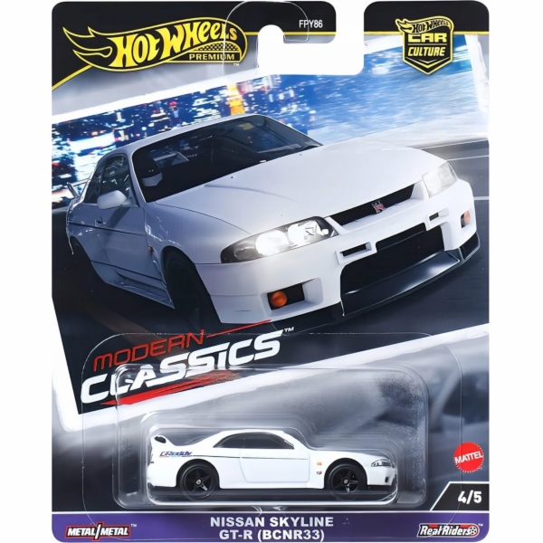 Hot Wheels Vozidlo Nissan Skyline GT-R