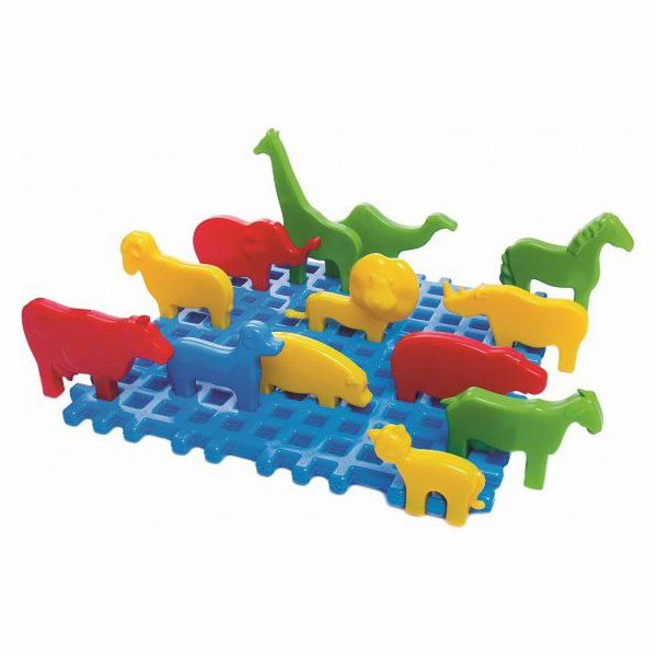 Marioinex Stavební kostky Mini Zoo