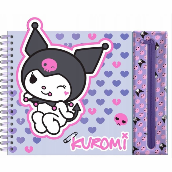 Kids Euroswan Kreativní sada Kuromi Hello Kitty s pastelkami