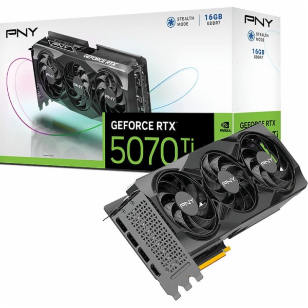 PNY Grafická karta GeForce RTX5070Ti 16GB VCG5070T16TFXPB1