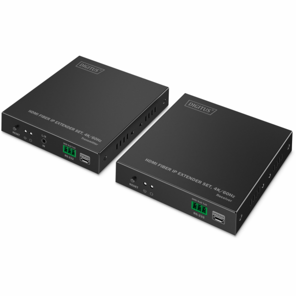 Digitus HDMI Fiber IP Extender Set, HDMI Verlängerung (sc...