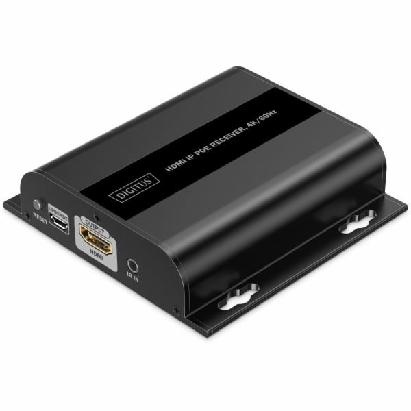 Digitus HDMI IP PoE Receiver, HDMI Verlängerung (schwarz,...
