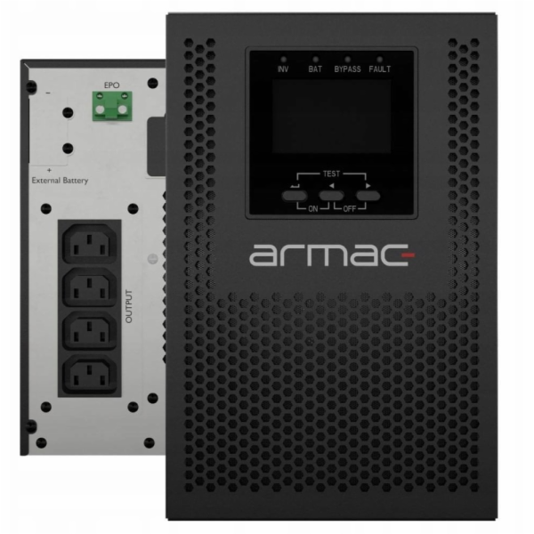 Armac UPS Office On-Line PF1 1000VA LCD 4X IEC C13 kovové...