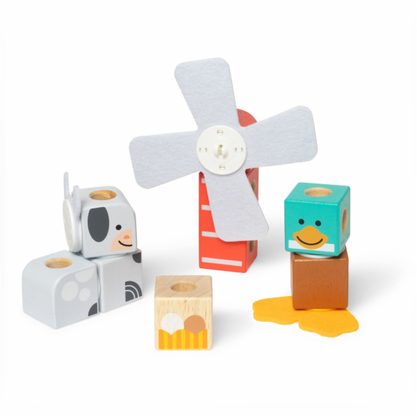 Spin Master Mellisa&Doug Blocks: Blokovatelné předměty - ...