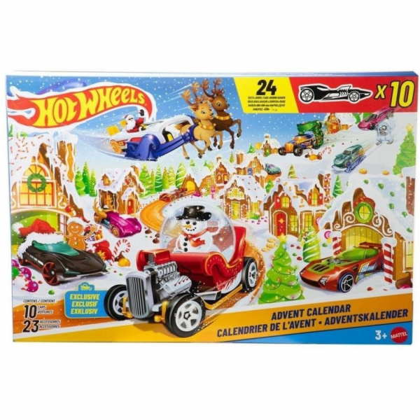 Hot Wheels Adventní kalendář 2025