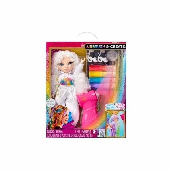 MGA Panenka Rainbow High Air Brush, zelené oči