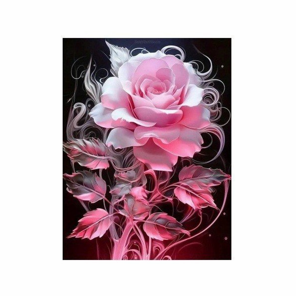 Norimpex Diamantová mozaika - růžové květy