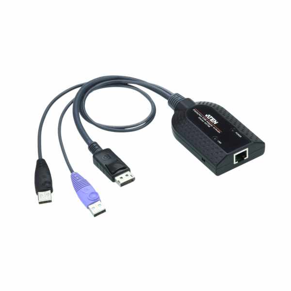 ATEN USB DisplayPort Virtual Media KVM Adapter Cable 