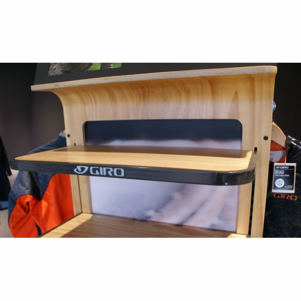 GIRO GIRO SLATWALL SHELF police na boty, kovová s dřevěný...