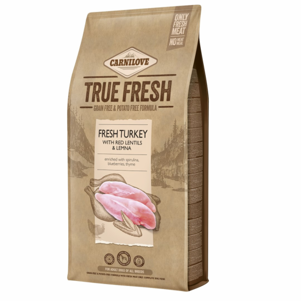 CARNILOVE True Fresh Dog Adult Turkey with red lentils an...