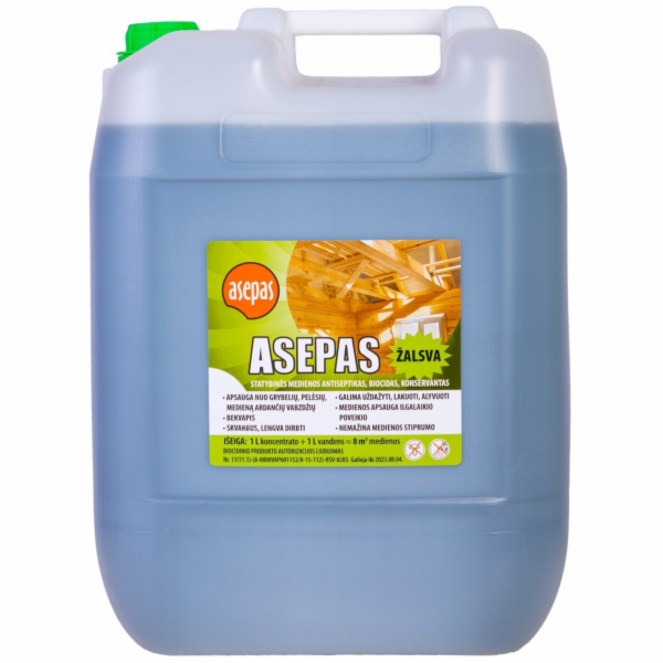 ANTISEPTICKÝ ASEP ZELENÝ 10L
