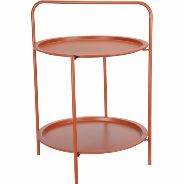 ProGarden Kulatý stůl, 50x66 cm, matná terakotová barva L...