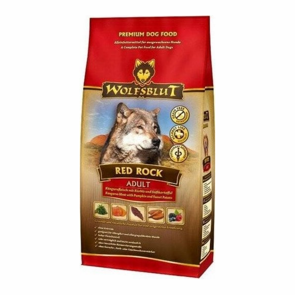 WOLFSBLUT Red Rock Kangaroo with sweet potatoes - suché k...