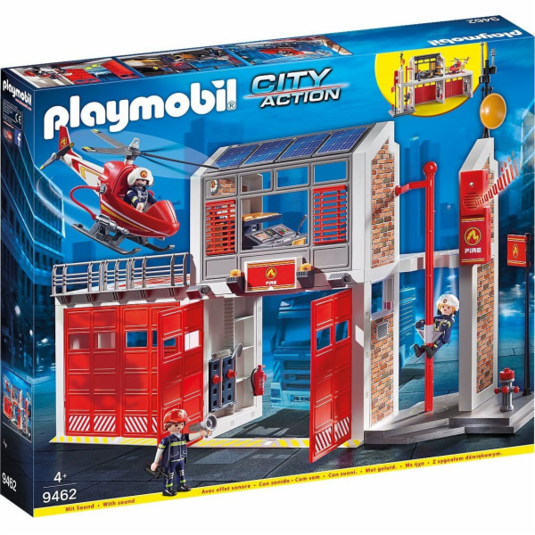 Playmobil Sada figurek velkých hasičských stanic City Act...
