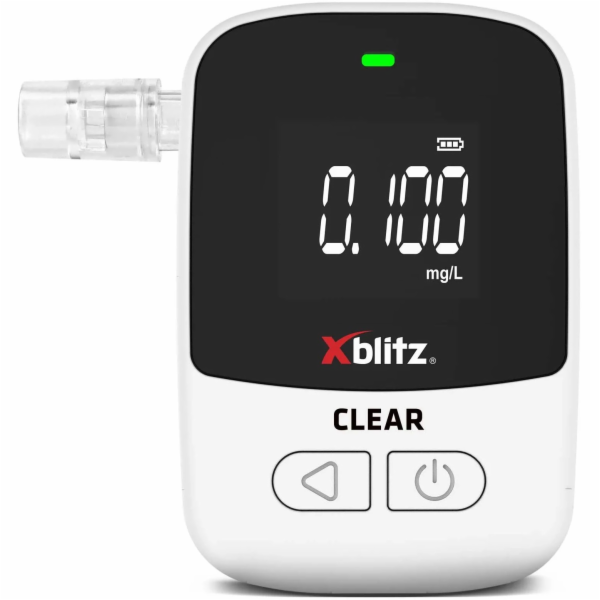 XBLITZ ELECTROCHEMICAL BREATHALYZER CLEAR