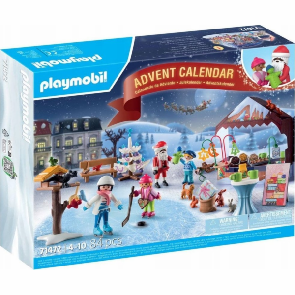 Playmobil Sada figurek 71472 Vánoční trh - Adventní kalendář
