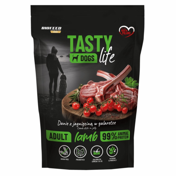 BIOFEED Tasty Dogs Life Lamb - vlhké krmivo pro psy - 500g