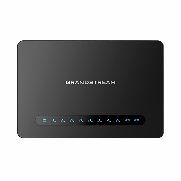 Grandstream HT818 V2 (ATA), 8x FXS, 2 SIP profily, 1x Gbi...