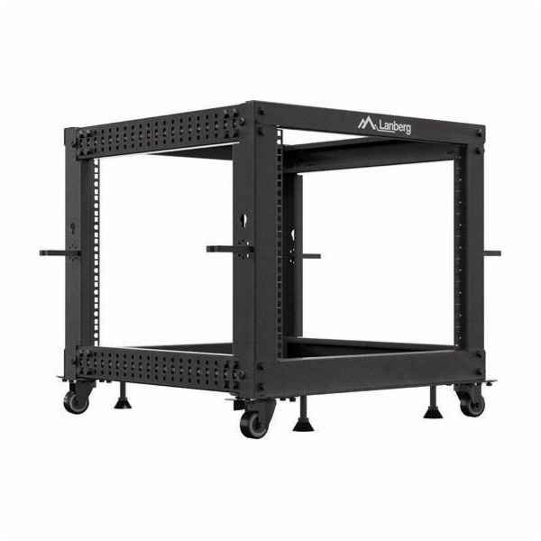 Lanberg Otevřený rack 19   9U 600x600-1100 nastavitelný č...
