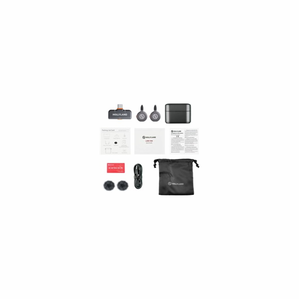 Hollyland LARK M2S Duo Wireless Lavalier Microphone with ...