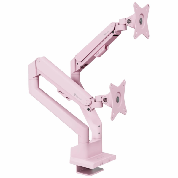 AROZZI ALZARE NEO DUO Pink/ stolní držák pro 2 monitory/ ...