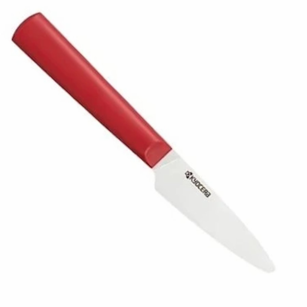 Kyocera Loupací nůž 7,5 cm, bílá čepel, červená rukojeť