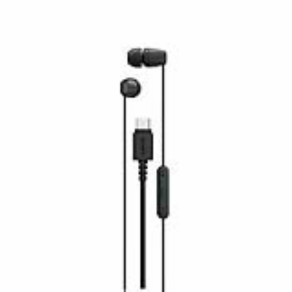 SONY MDR-EX15C - Sluchátka do uší - černá, USB-C