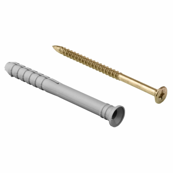 Wadfow Hmoždinka natloukací 8x80mm+vrut 4.8x83mm, sada 10 ks