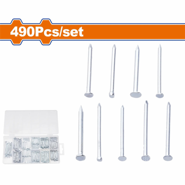Wadfow&nbsp;Hřebík&nbsp;sada&nbsp;490&nbsp;ks