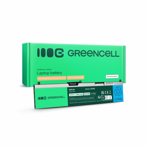 Green Cell Baterie NYFJH-6C 0NYFJH 0RY3F9 0VRX0J pro note...