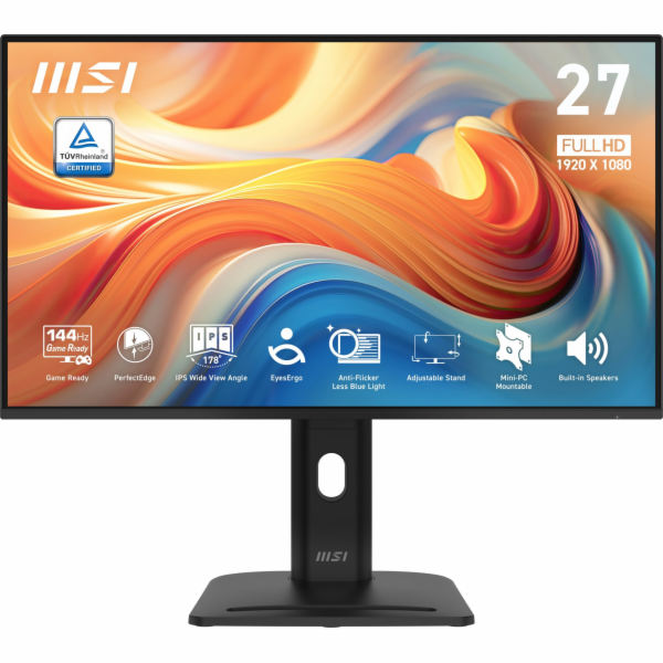 MSI Pro/MP275PG E14/27"/IPS/FHD/144Hz/1ms/Černá/2R