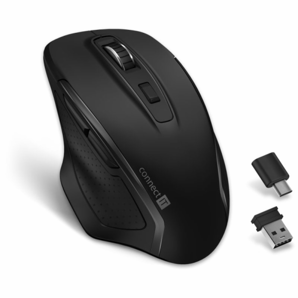 CONNECT IT Dual SmartSwitch bezdrátová myš, USB-A + C, ČE...