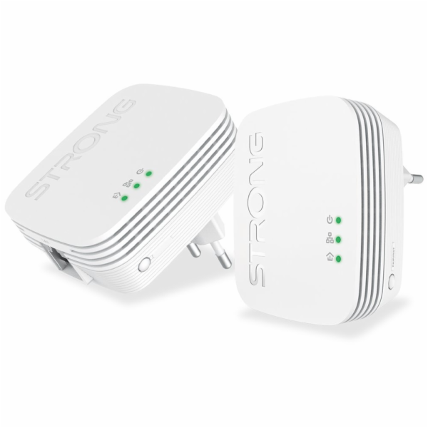 STRONG sada 2 adaptérů Powerline PL600MDUO/ 600 Mbit/s/ 1...