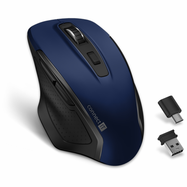 CONNECT IT Dual SmartSwitch bezdrátová myš, USB-A + C (+1...