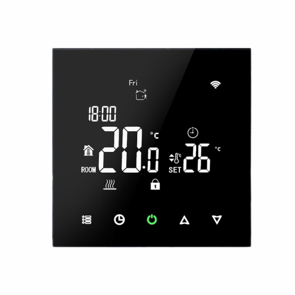 WIFI pokojový termostat pro spínání plynových i elektrick...