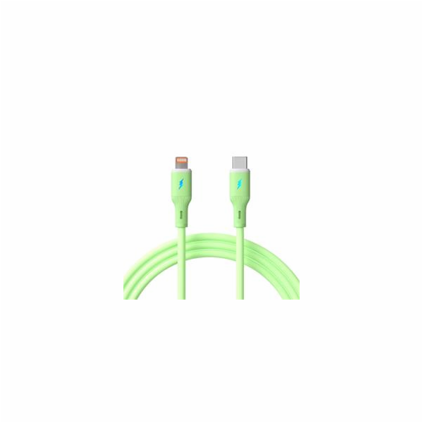 Akyga Kabel USB-C / Lightning 1m AK-USB-73 30W, Green Sil...