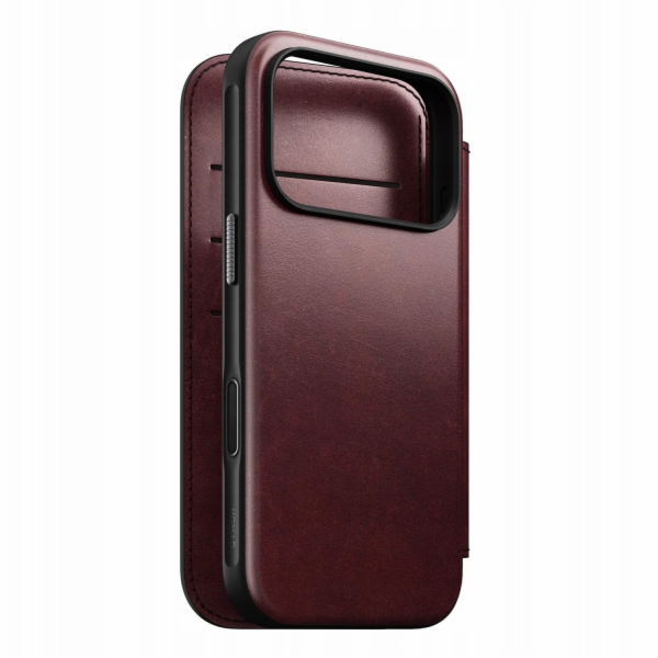 NOMAD pouzdro Modern Leather Folio Magsafe Horween pro iP...