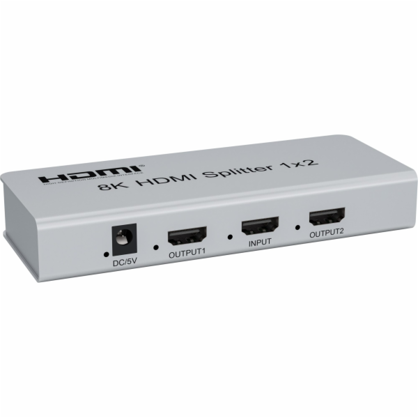 PremiumCord HDMI 2.1 splitter 1-2 porty, 8K@60Hz, 4K@120H...