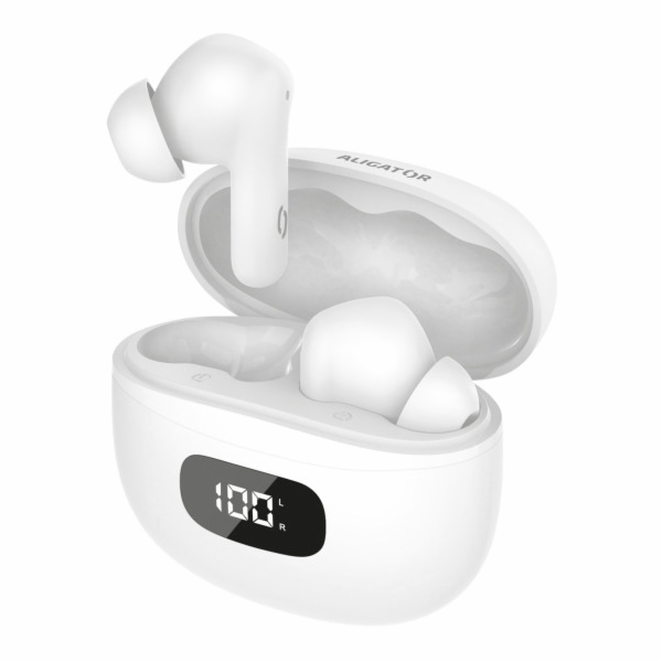 sluch. bezdr.AL. BT TWS08 WT do uší ANC bílá