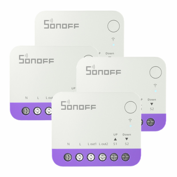 Sonoff MINI-RBS WiFi Smart Mini roletový spínač (4 ks)
