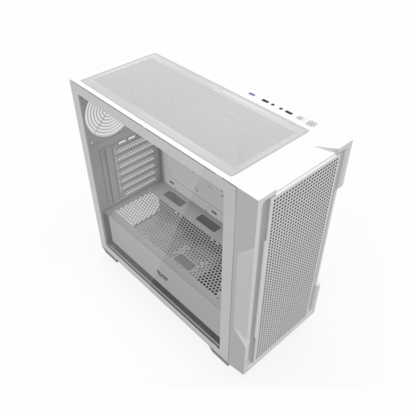 Počítačová skříň Darkflash DS900 Mesh bez ventilátorů (bílá)