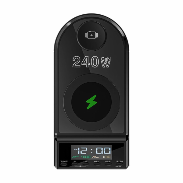 Budík Blitzwolf BW-FW10 s nabíječkou 2xUSB-A, 4xUSB-C, 240W
