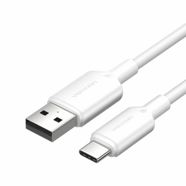 Kabel USB 2.0 A na USB-C 3A Vention CTQWF 1M (bílý)