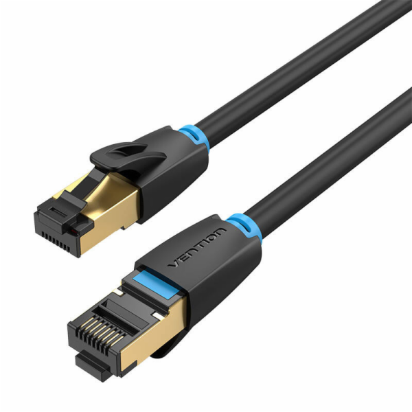 Vention IKABJ síťový kabel Černá 5 m Cat8 S/FTP (S-STP)