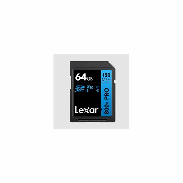 Lexar paměťová karta SD 64GB High-Performance 800x PRO (B...