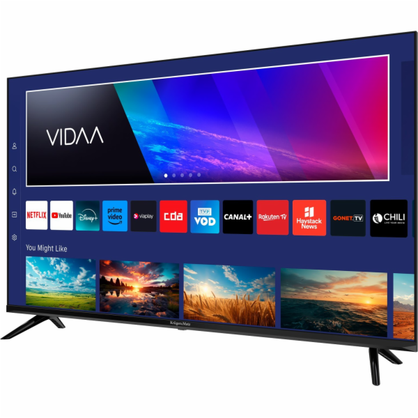 Kruger&Matz 40 FHD chytrý televizor DVB-T2/S2 H.265 Hevc