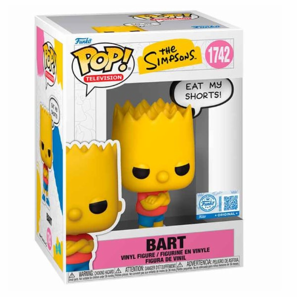 FUNKO POP! Televize: Bart (Eat My Short) (The Simpsons) S...