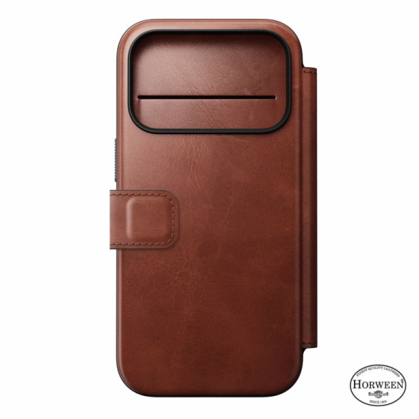 NOMAD pouzdro Modern Leather Folio Magsafe Horween pro iP...